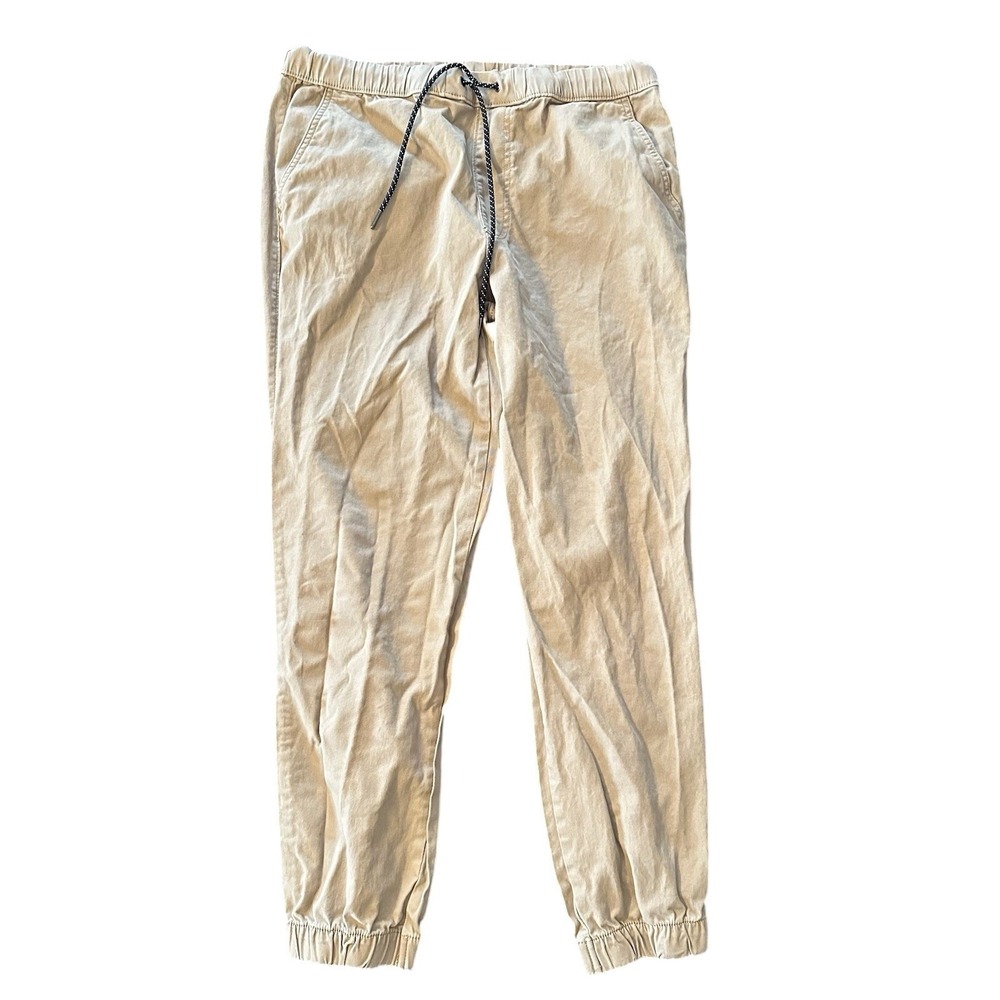 Urban Pipeline Jogger‎ Pants Men's Medium Tan Elastic Waist Casual Stretch